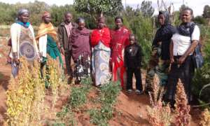 Farmers working with GrowEastAfrica