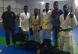 Sor-Karate Maison de la Gare competition team