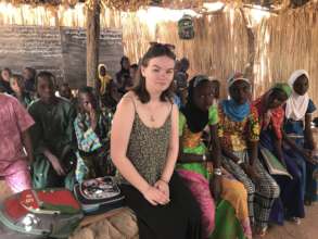 Rowan Hughes in a rural school