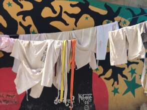 Washing Day - gis hung to dry in the sun