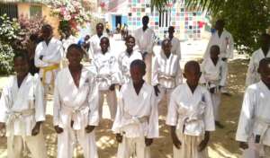 A Maison de la Gare karate class