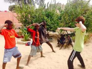 Robbie Hughes' first day teaching at MDG