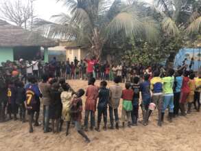 Talibes playing games at MDG