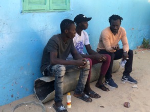 Sulayman and Tijan with Issa Kouyate