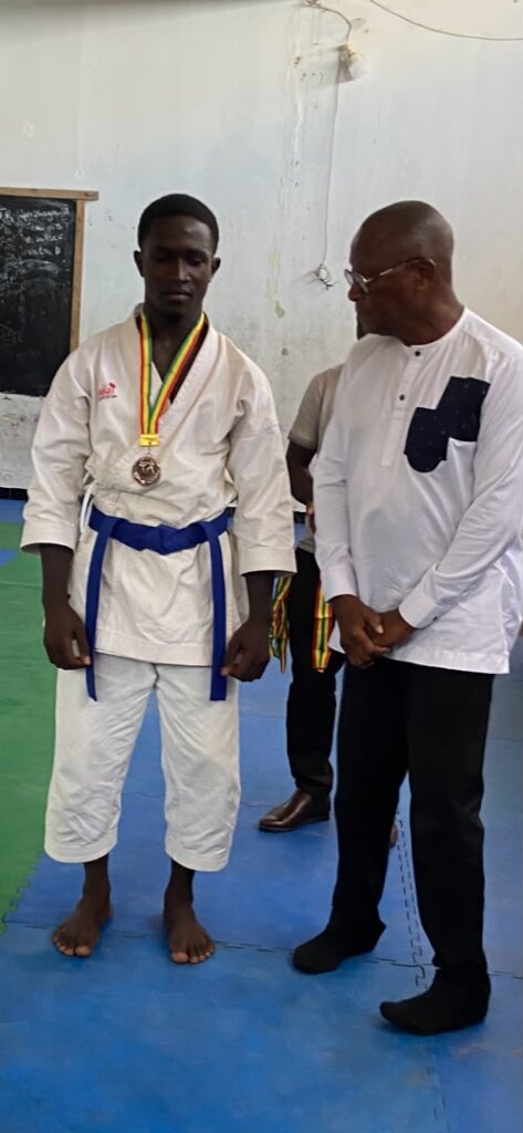 Khalil, a proud medalist