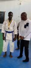 Khalil, a proud medalist