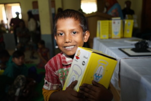 Happy face of coastal student
