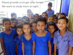 Help them to get solar lamps