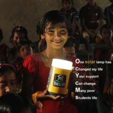 Poor Students life is changing by the solar lamp