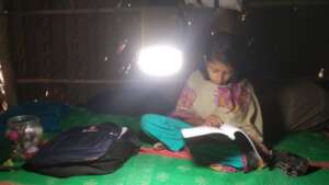 Solar lamps change coastal student's future