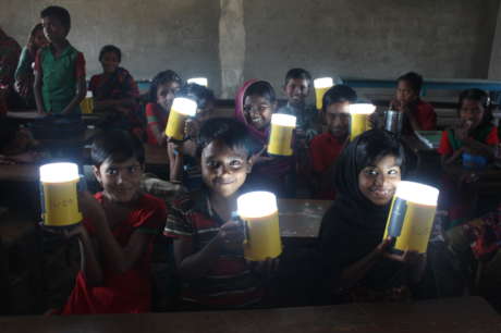 Solar Lamp for Students Education in Bangladesh