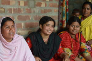Meeting in the village
