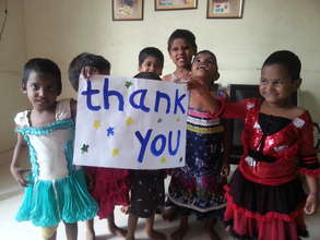 Children from the babies Unit