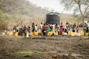 Waiting for water