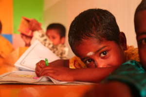 a little child at our home