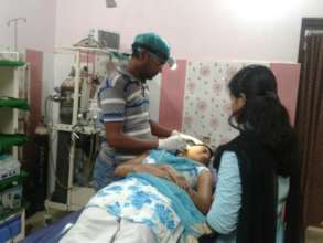 Laerdal light assisting in medical procedures