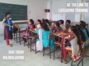 Simulation-based training on life saving tools