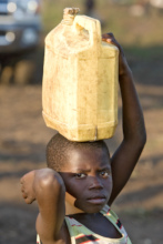 Children suffer quickly from hunger and thirst