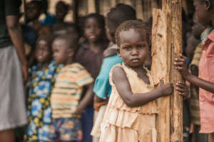 a girl in Southern Sudan