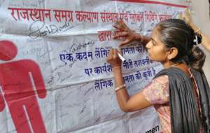 Signature campaign on Gender Equality