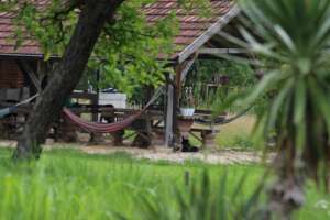 A place to relax at the Peace Farm