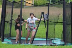 Children having fun at the Peace Farm