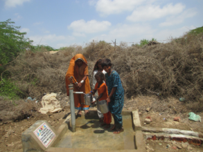 Life through Hand Pump Pure Water