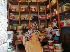 Hgagia in her new store