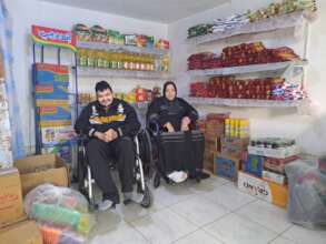 Zarifa at her new shop