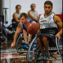Alhassan Playing with his University Team
