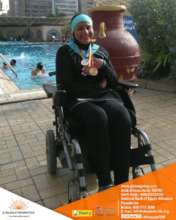 Hend - Swimmer on a wheelchair