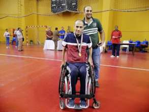 Walid with his Friend