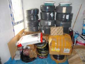 Electrical material delivered by Addax Company
