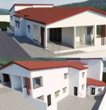 House finished in 3 D