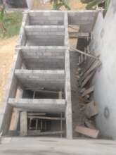 top view of the toilet block