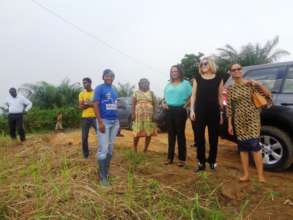 AGAPE members visiting the land 1