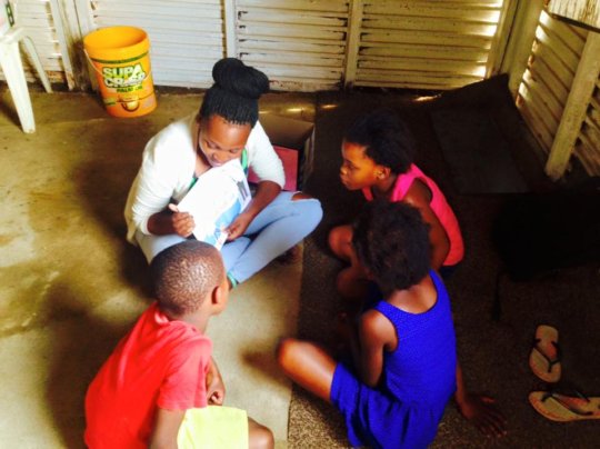 African Angels after school reading project