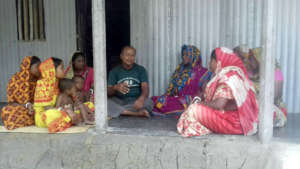 Discussion with coastal women on thier livelihood