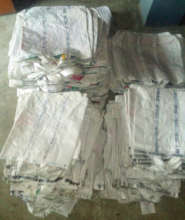 Prepared bags by the supported women