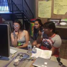 Gabby shares her edits with her team!