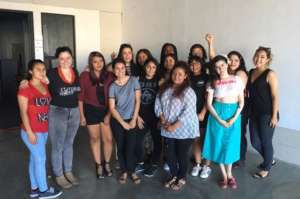 Youth received notes from writer Ligiah Villalobos