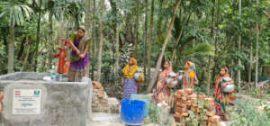 Coastal people getting safe water