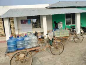 Door to door water supply