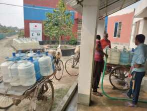 Safe drinking water service to the coastal people