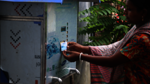 People are getting safe water from water ATM