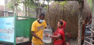 Door to door safe water supply