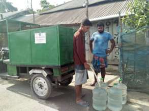 Door to door safe water supply