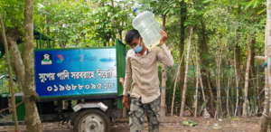 Door to door water supply