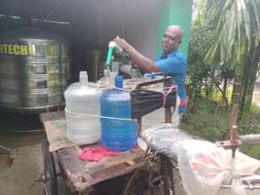 Water supplier for long distance people