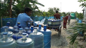 Water supplying door to door